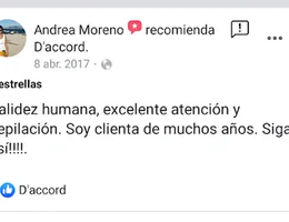 D'accord depilación