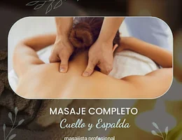 Masajista profesional, tu espacio de relax